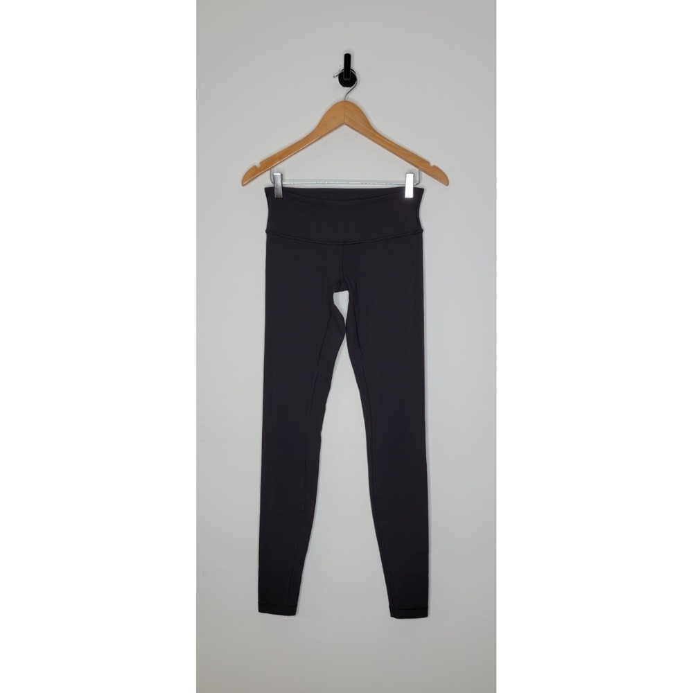 Lululemon Wunder Under Low Rise Leggings Women's Size 4 Black 31" Inseam